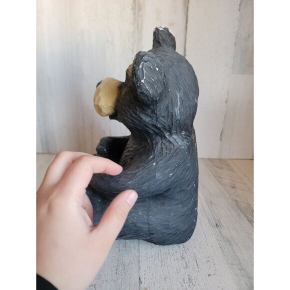 Youngs vintage black bear cub home decor woods Xmas unique - Picture 4 of 13